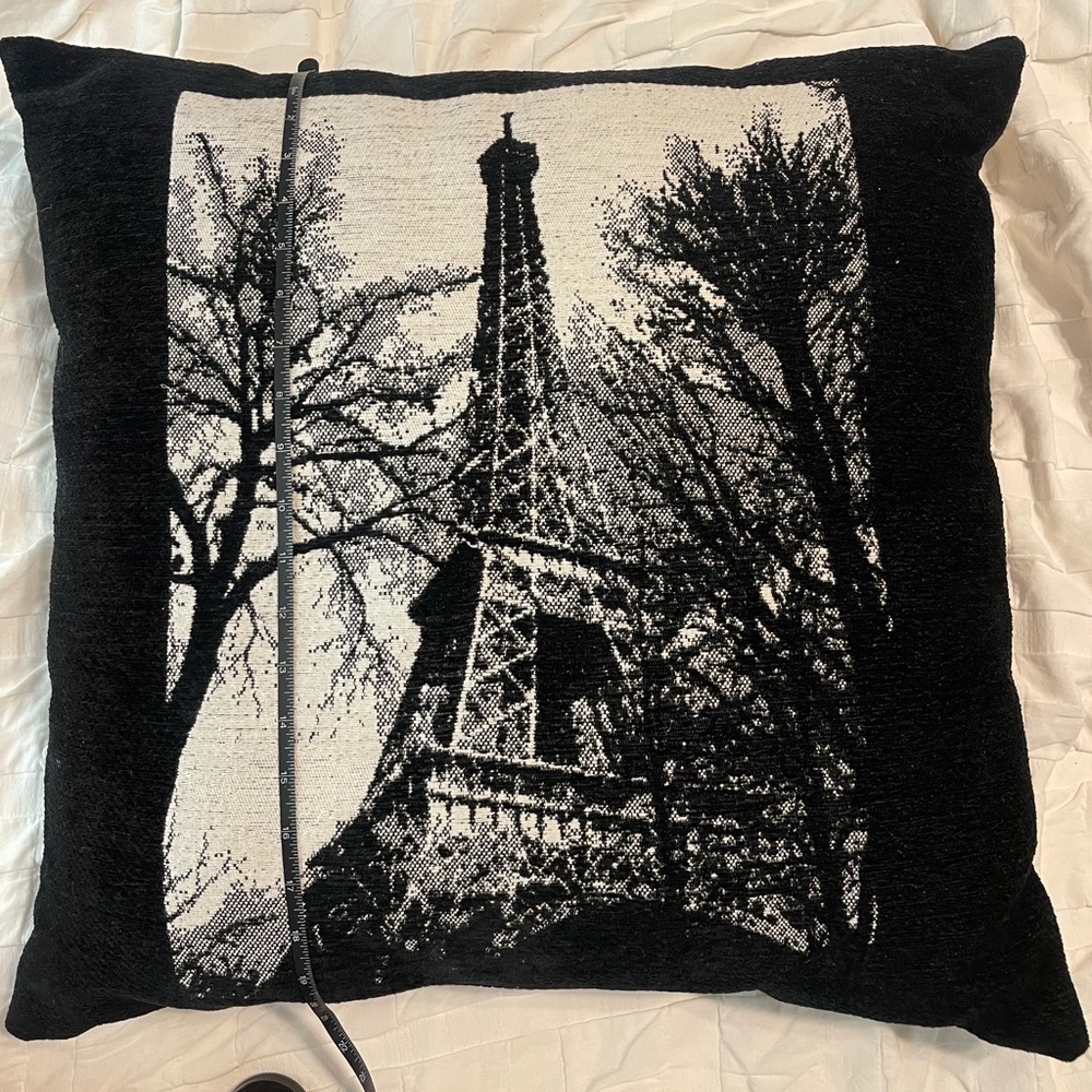 Eiffel Tower decorative pillow